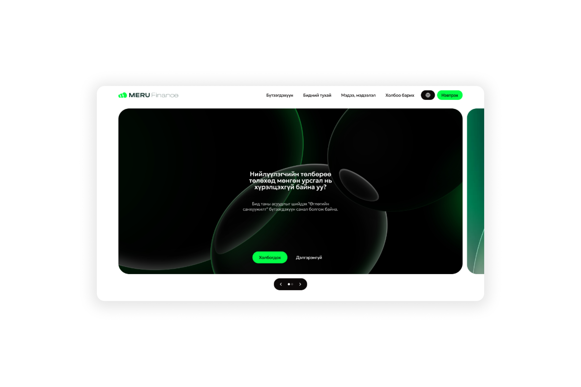 Project - MERU Finance